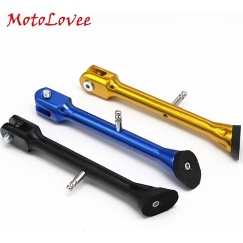 MotoLovee New Motorcycle Kickstand Scooter Modification Parts Motorbike Foot Stand Bracket Moped Accessories Side Stand