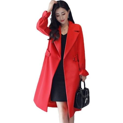New Spring Autumn Plus size Windbreaker coat Women Loose long Trench coats Womens Korean fashion Slim Outerwear Tops 4XL A1104