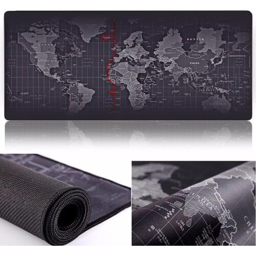 Extra Large World Map Mouse Pad Gaming Mousepad Gamer Big Computer Mouse Mat Office Desk Mat Keyboard Pad Mouse Pad for Game