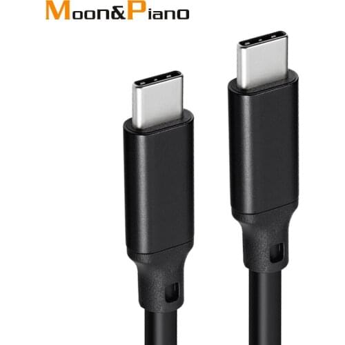 Type c To Type c Data Cable Double Type-c 100W 5A Fast Charging High Quality USB C Male To Male Cold For Hard Disk Laptop Tablet