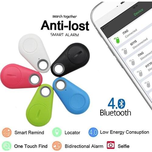 Smart Key Finder Mini Bluetooth Wireless GPS Tracker Anti Lost Alarm for Bag Luggage Pet Child Car Locator Key Collar