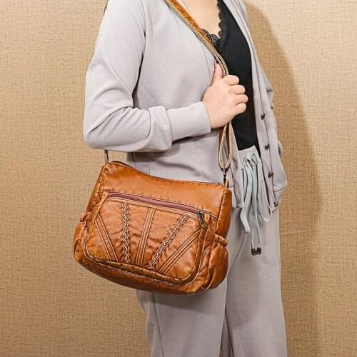 Vintage Crossbody Bags for Women 2020 Shoulder Messenger Bag Lady Travel Purses and Handbags CrossBody Bag Fashion Womens Bag