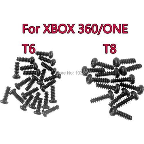 T8 T6 Screws Replacement For XBOX360 xbox One Controller Repair Part 100pcs/lot