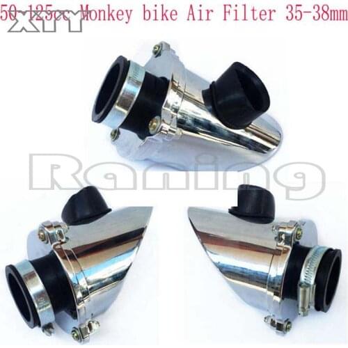 Mini moto scooter silver motorcycle Air filter Fit For honda Monkey bike Orangutan bike parts z50 dirt pit bike Z50