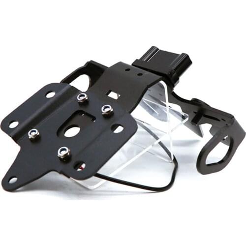 Rear Tidy License Plate Holder w/ LED Light Kit for YAMAHA MT 07 FZ07 MT-07
