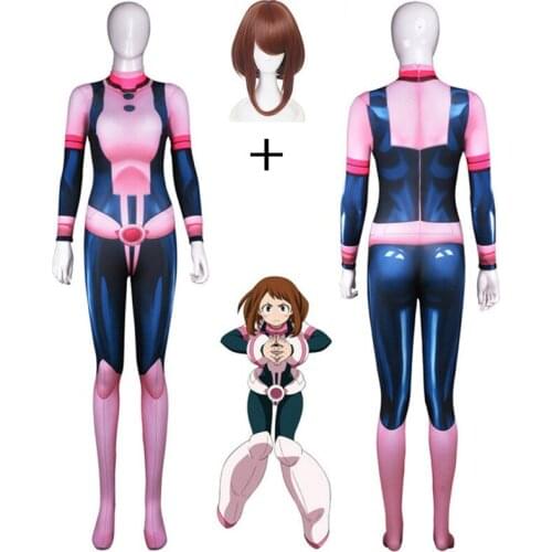 My Hero Academia AsuiTsuyu Yaoyorozu Momo Battle Clothing Hero Academia OCHACO URARAKA Cosplay Women Costume