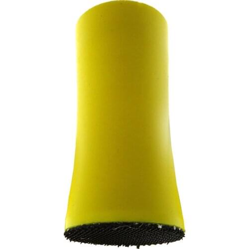 1Inch Hand Sanding Block PU Foam Pad for Hook & Loop Discs Polishing Grinding Tools (Pack of 1)