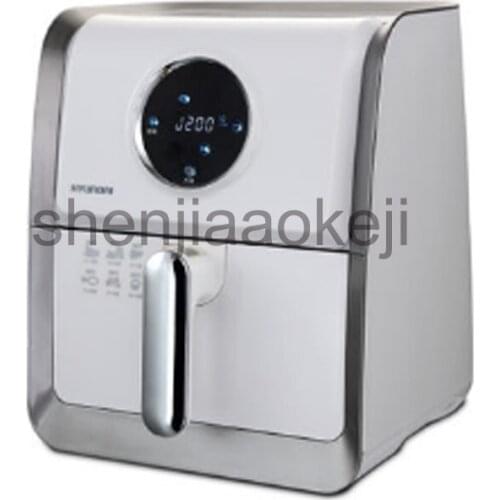 1PC Intelligent frying machine household multi-function electric frying pan touch pot automatic frying machine LCD 220V 1400W