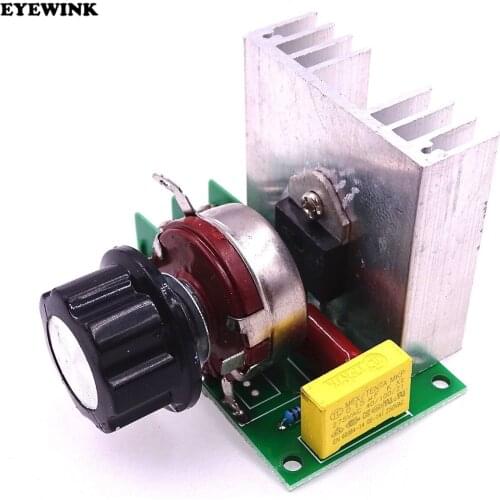 1pcs New AC 220V 3800W imported SCR thyristor power electronic dimmer,voltage regulator,speed and temperature silicon controlled