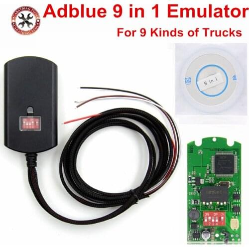 2020 Adblue 9 IN 1 Upgrade Adblue 8 IN 1 8in1 For 9 Trucks Universal AdBlue Emulator Heavy Duty No Need Any Software