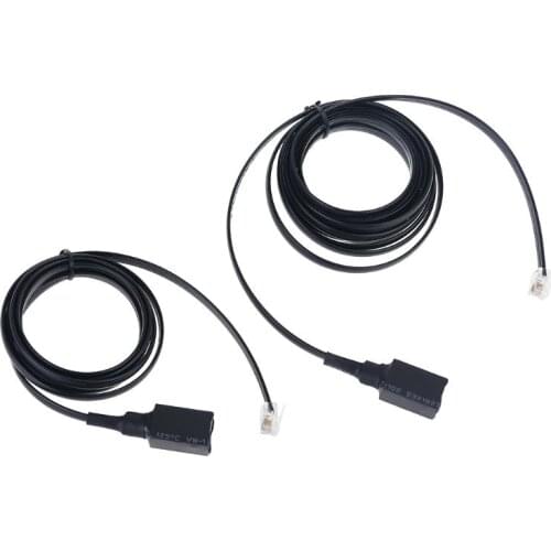 6-Pin Removable Separation Handheld Mic Extension Cable for Radio Walkie Talkie