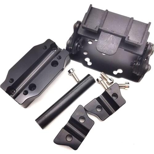 Motorcycle GPS Navigation Bracket Phone Holder Black For 10/12 mm Tube Crossbar