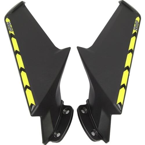 For Kawasaki ZX-10R Motorcycle Rearview Mirror Fixed Wind Wing ZX-10R Wind Flow Front Fairing Side Spoiler Winglets 2016-2021