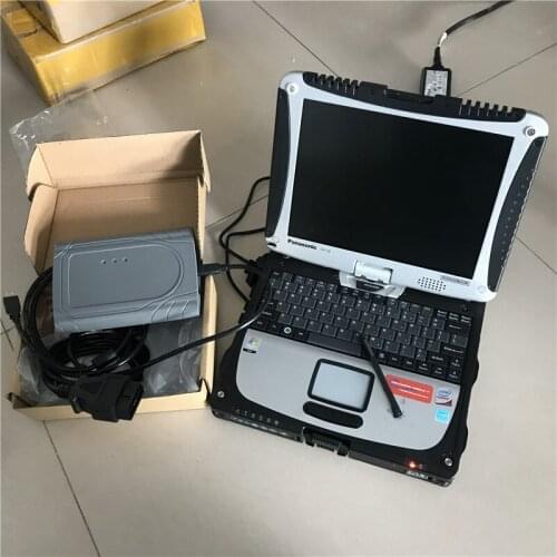 For toyota diagnostic scanner otc it3 software installed well in laptop CF-19 i5 4g full set cables ready to use