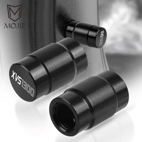Motorcycle Vehicle Wheel Tire Valve Stem Caps Covers Plug For Yamaha XVS 1300 VXS1300 V-STAR DELUXE Stryker STRYKER BULLET COWL