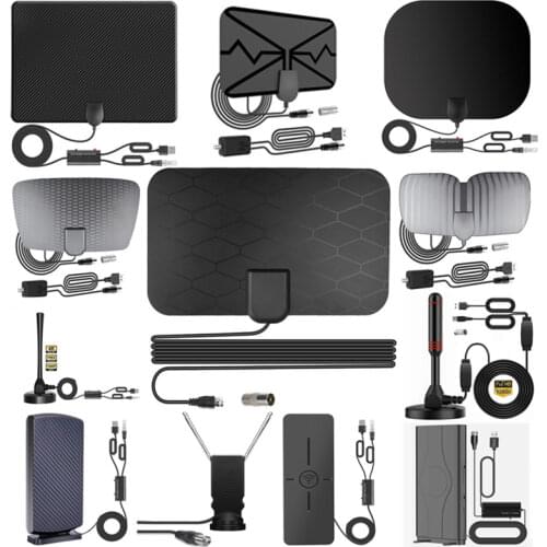 Indoor HD Football Signal Amplifier Digital TV Antenna HDTV 4K 50 Miles Range 25DB For VHF UHF HDTV Antenna TV Signal Receiver