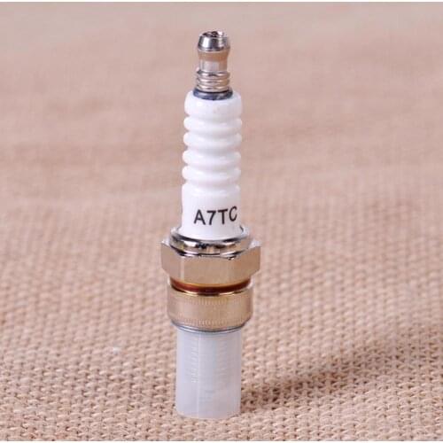Metal Spark Plug A7TC 10mm For GY6 50cc 70cc 90cc Moped QMJ/QMI157, 150cc Go Kart QMJ/QMI152 Bike 125cc ATV Quads Dirt Scoo Z5A0