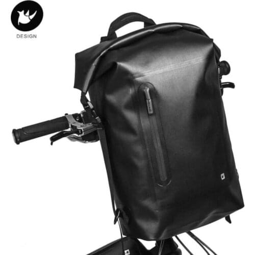 RHINOWALK Multi-function Waterproof New Product Patent Bicycle Bag 20L Large Capacity Bike Front Bag Cycling Backpack Shelf Bag