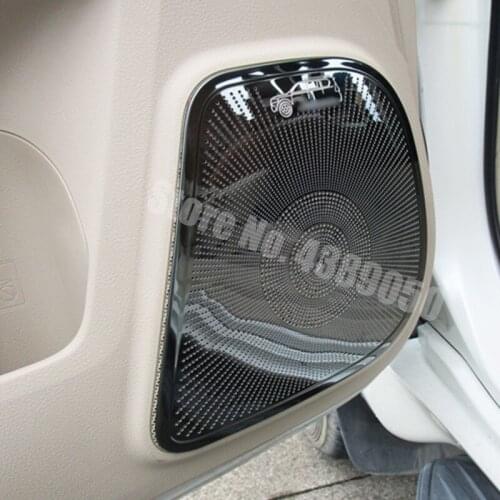 Stainless steel For Toyota Land Cruiser Prado 150 J150 2010-2018 Car interior Door Horn Speaker Trim Cover car accessories
