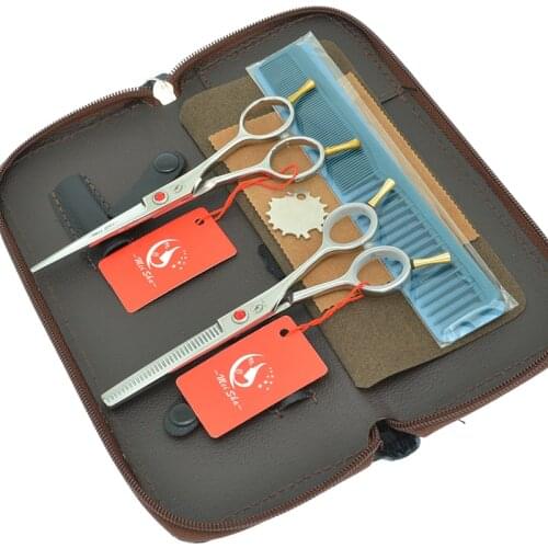 Meisha 5.5 Inch Hairdressing Scissors Japan Steel Hair Cutting Shears Hair Thinning Scissor with Bag Barber Haircut Makas A0056A