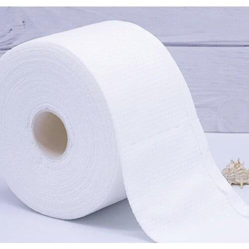 1Roll Disposable Face Towel Non-Woven Facial Tissue One-Time Makeup Remover Cotton Pads Facial Cleansing Roll Paper Hot Sale