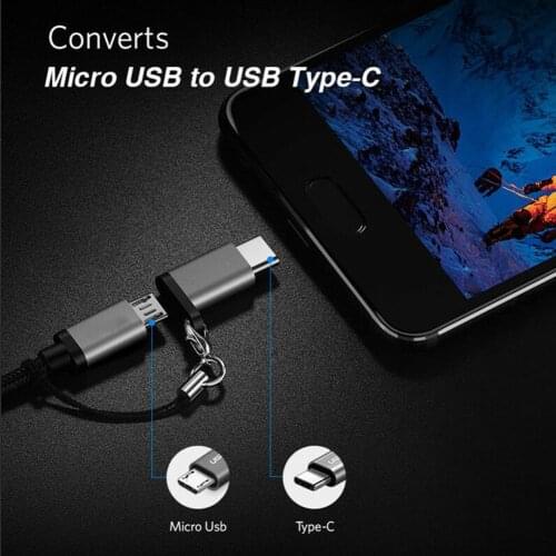 Micro USB Female To Type C 3.1 Male Cable Adapter Charge USB C Converter For Samsung S8 /LG Huawei Zte Letv Xiaomi