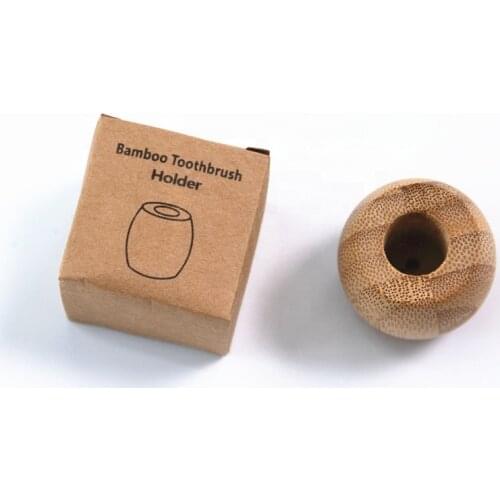 30/40/50pcs Bamboo Toothbrush Holder Wooden Toothbrushes Bathroom Stands Natural Vegan Zero Waste Products Accessories Tools