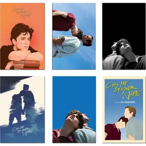 Call Me By Your Name Movie Luca Guadagnino Armie Hammer Poster Art Prints Silk Canvas For Wall Pictures Room Decoration-010
