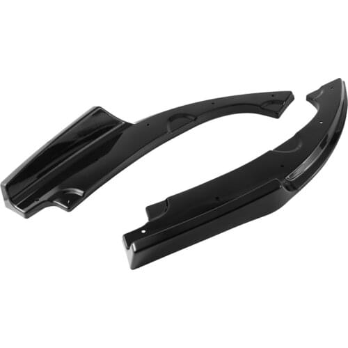 Carbon Fiber Rear Bumper Lip Angle Splitter Diffuser Splitter Spoiler Scratch Protector for Honda Civic 2016 2017 2018