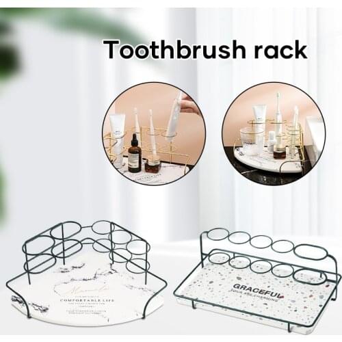 Bathroom Corner Iron Storage Shelf Facial Cleanser Toothbrush Holder Bathroom Accessories for Storage Organizer Racks XH8Z