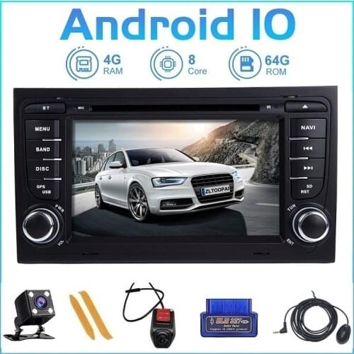 ZLTOOPAI For Audi A4 S4 2002-2008 Car Multimedia Player GPS Navigation DVD TV Player