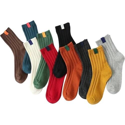 1 Pair Warm Women Socks Striped 3D Socks Autumn Winter Style Christmas Winter Socks For Woman Female Happy Sock Calcetines Meias