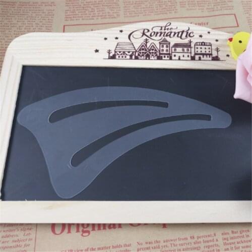 RORASA 3Pcs Face Contour Stencil Eyebrow Template Card Eyeliner Eye shadow Modle Stencil Tool Multifunction Cosmetic Makeup Tool