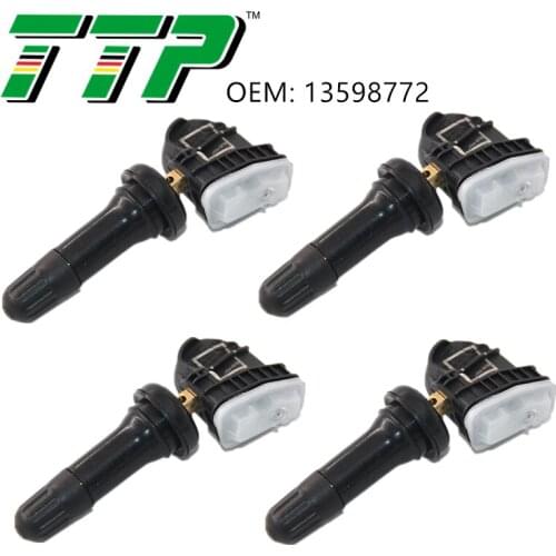 13598772 TTP 4 PCS 315MHz Tire Pressure Sensors For Buick Cadillac Chevy GMC 13598772 New Tire Pressure Sensors Replacement