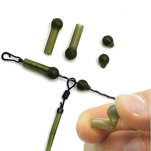 20PCS Helicopter Rigs Beads Sleeve Carp Fishing Accessories Tackle Line Protector Zig Rig Chod Safety System for Carp Fishing