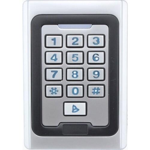 2000 User Metal ID Card Password Door Access Control Support External Card Reader