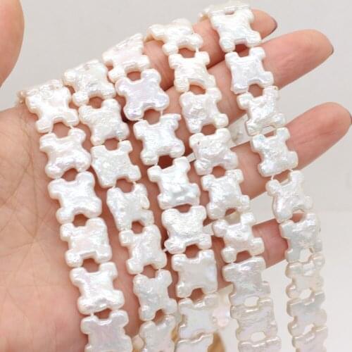 2020 New Baroque Lace Pearl Beads 100% Natural White Freshwater Pearls for DIY Necklace Bracelet Jewelry Making Strand 14