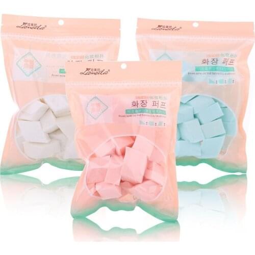 25 PCS Emulsion Rhombic Powder Puff for Dry and Wet Two-purpose Makeup Puff Makeup Tools