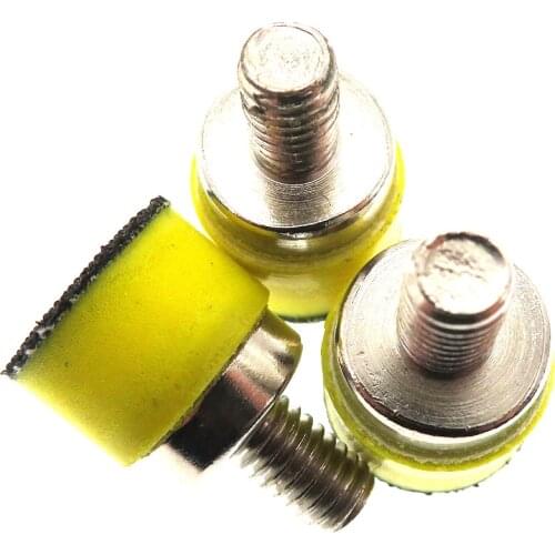 3Pcs 15mm M6 Thread Hook and Loop Backup Sanding Pad Sanding Disc Backing Pad Power Tools Accessories