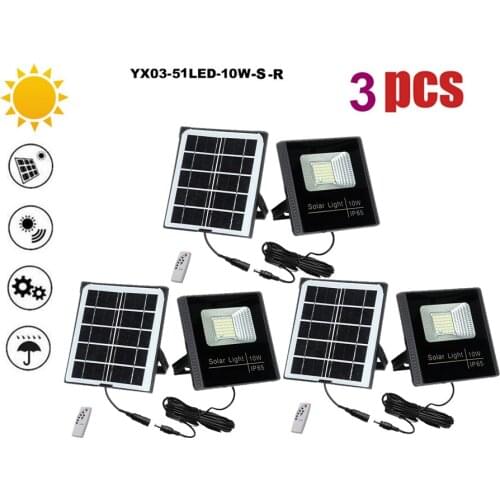 3pcs smart on at night Wall Light Solar Energy Street light Outdoor Waterproof Yard Path Home Garden Solar Power lamp seperable