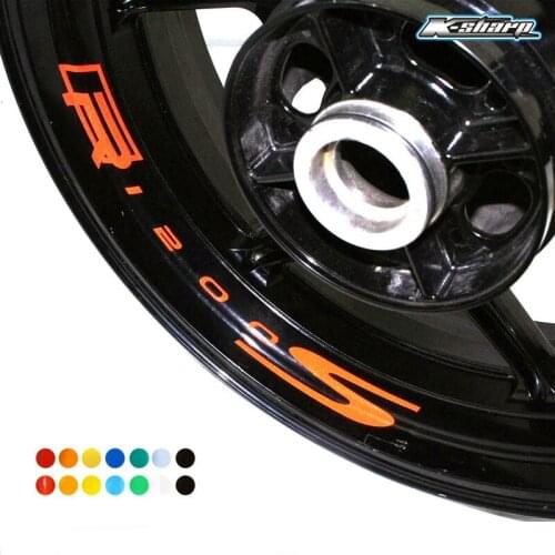 8 X CUSTOM INNER RIM DECALS WHEEL Reflective STICKERS STRIPES FIT BMW R 1200 S