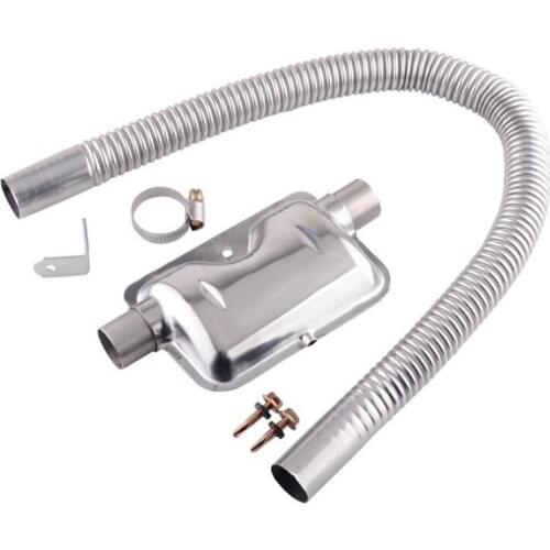 Automobile exhaust pipe 60cm stainless steel exhaust hose heater diesel exhaust pipe silencer for Webster heater