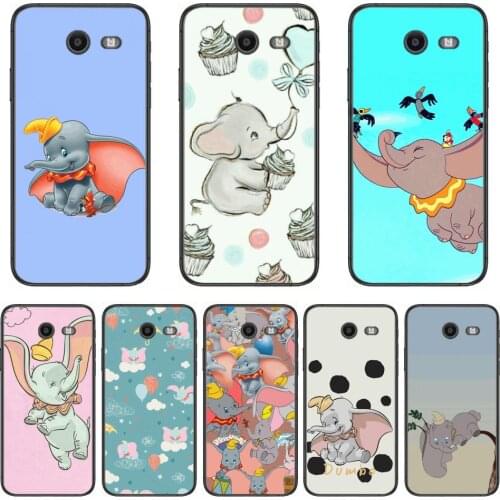 Disney Dumbo Flying Elephant Phone Case Hull For Samsung Galaxy J 4 3 5 6 7 8 EU 2018 Plus 2017 Black Shell Art Cell Cover TPU