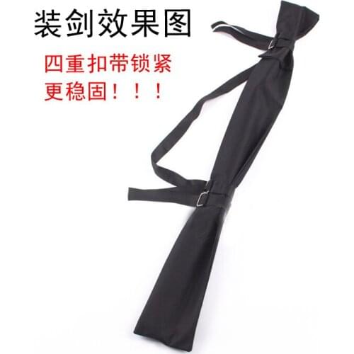 Wooden sword bags package black thick water-proof Oxford bags kendo bamboo sword knife bag
