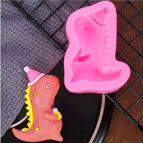 Dinosaur Fondant Mold Birthday Wedding Party Supply Cupcake Cake Decorating Tools Cake Decoration Kitchen Accessories