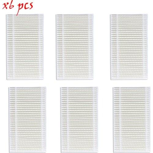 6 pc HEPA Filter for haier Xshuai T370 KK320-BG T350B j3500 SWR-T320S Haier 370tx Robot Vacuum Cleaner Parts