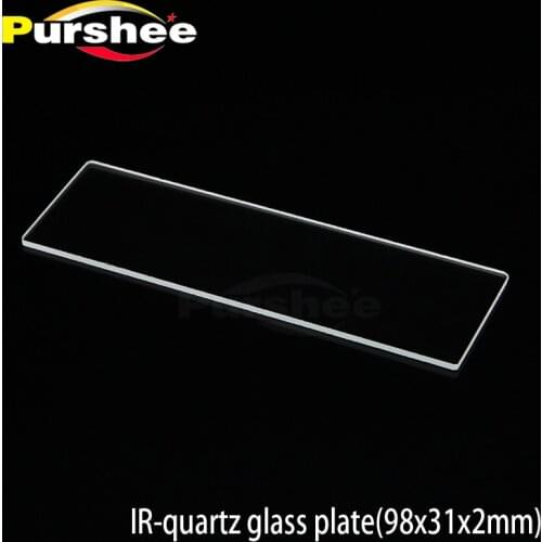 IR-quartz glass plate(98x31x2mm)