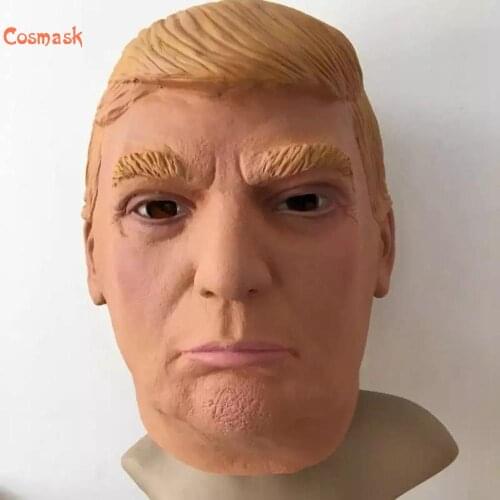 Cosmask Halloween Donald Trump Celebrity Putin President Latex Mask Halloween Ball Cosplay Masks Party Costume Dress Up Mask