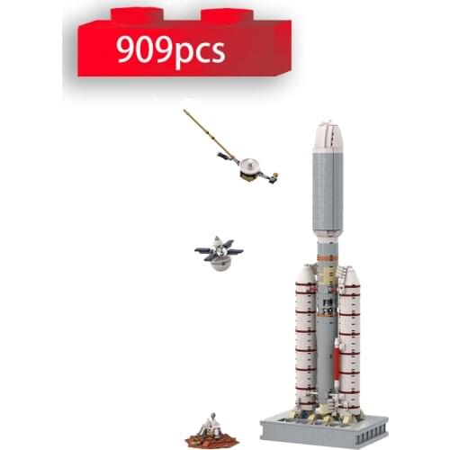 Titan IIIE Centaur 1:110 Rocket Model Building Blocks Creative Space Probe Bricks Set Educational Toys for Children Gifts