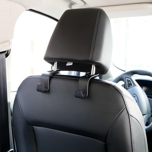 LEEPEE 4Pcs/set Universal Auto Fastener Clip Headrest Mount Storage Car Clips Seat Back Hooks Stowing Tidying Car-styling